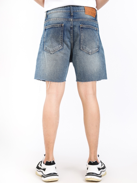 Quần Shorts Jean Relaxed Pin