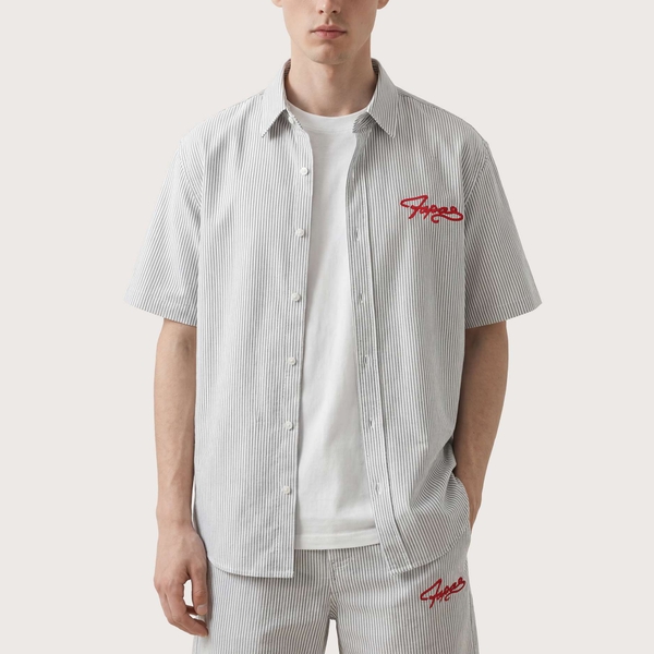 Sơ Mi Tay Ngắn Fapas Boxy Rope 1