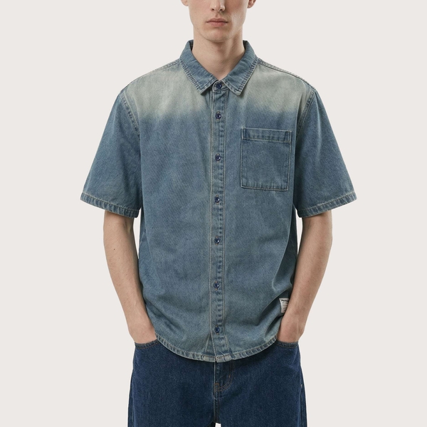 Sơ Mi Tay Ngắn Jean Fapas Boxy Dream