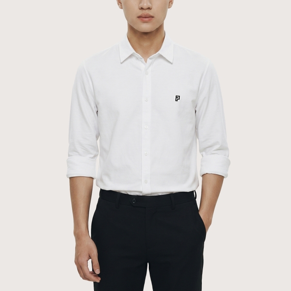 Sơ Mi Tay Dài Fapas Slimfit Embroidery