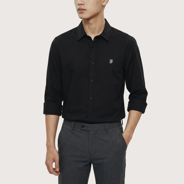 Sơ Mi Tay Dài Fapas Slimfit Embroidery