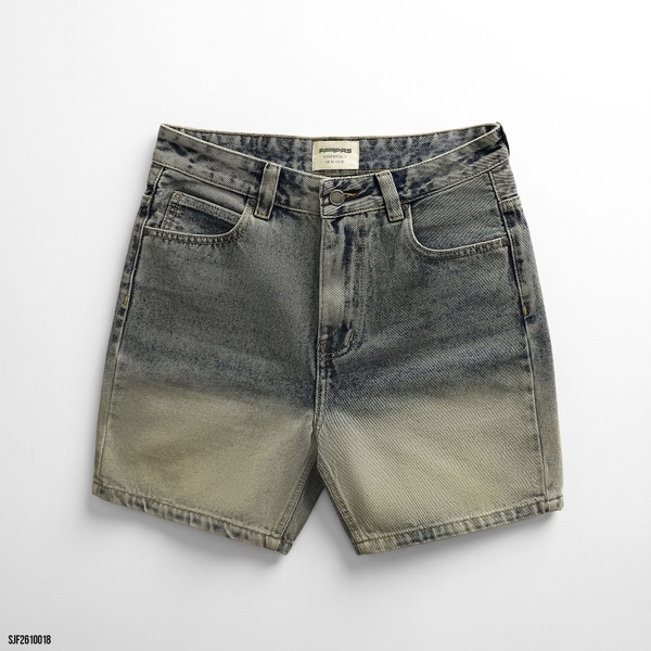 Shorts Jean Fapas Relaxed Ombre