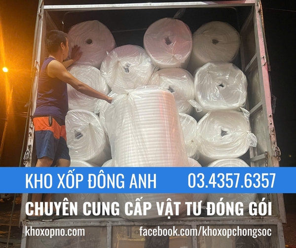 Kho Xốp Đông Anh là đơn vị sản xuất và phân phối xốp hơi chất lượng cao hàng đầu, chuyên cung cấp các loại xốp hơi, xốp foam, vật tư đóng gói các loại tại Đông Anh và các khu vực lân cận.