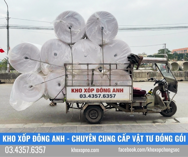 BẢO VỆ HÀNG HÓA TỐI ƯU - GIAO HÀNG NHANH CHÓNG TẠI KHO XỐP ĐÔNG ANH!