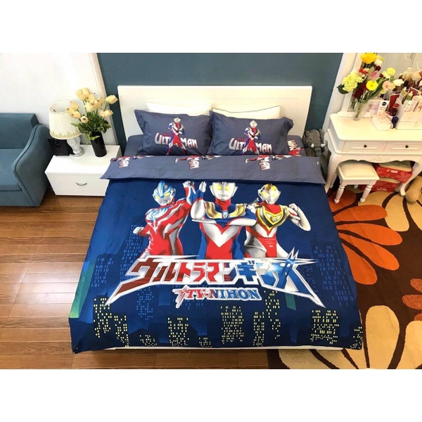 Bộ chăn ga gối 3D 160x200