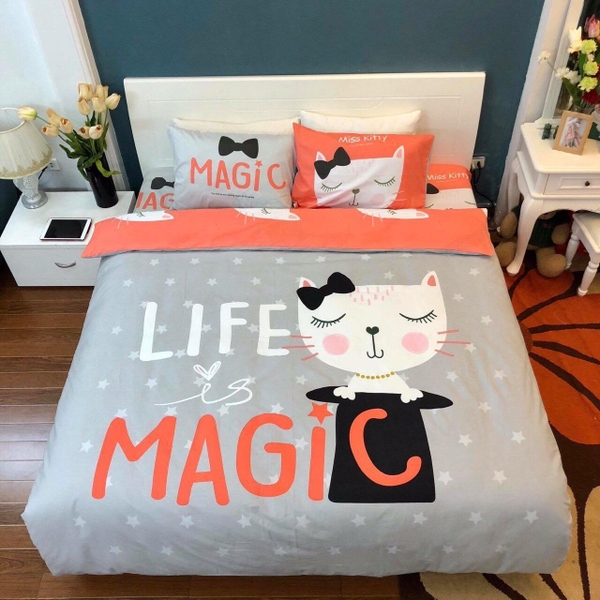Bộ chăn ga gối 3D 160x200
