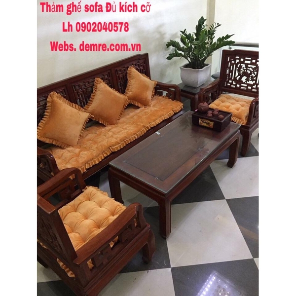 Thảm ghế sofa tuyết nhung
