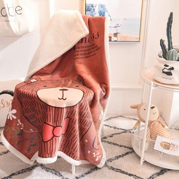 Chăn tuyết trẻ e kt 100x140