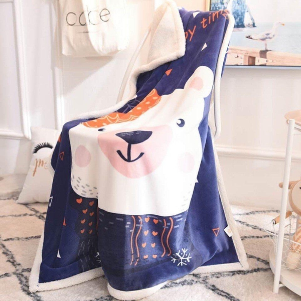 Chăn lông cừu trẻ em 100x140