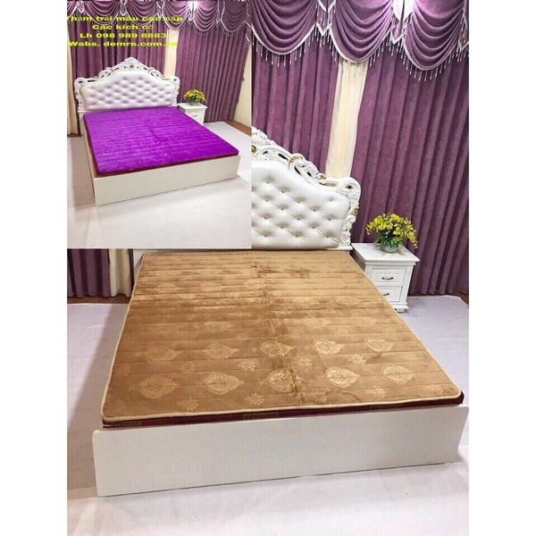 Thảm chải giường cap cấp160x200