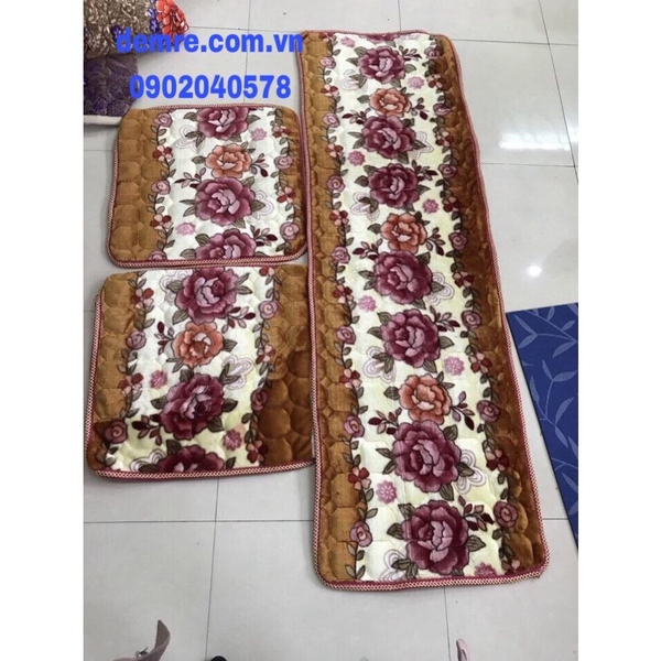 thảm ghế gỗ tuyết  50x50/ 165x50