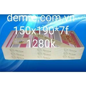 Đệm bông ép Hàn Quốc 1m5x1m9 dày 7F