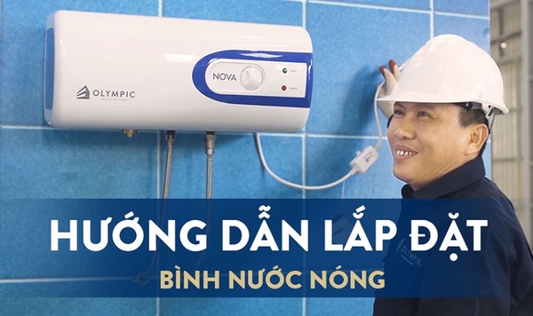 cách lắp bình nóng lạnh olympic