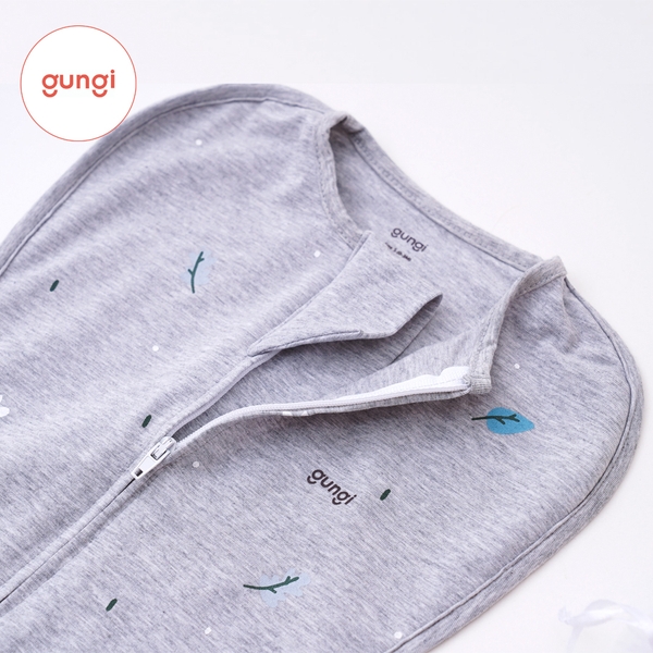 Túi ngủ Gungi Infant Breezy IB001 màu ghi in hình