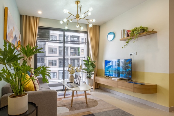 Cho thuê căn hộ 3 phòng ngủ + 2 full nội thất Vinhome Ocean Park. Mr Chiến: 0967688693