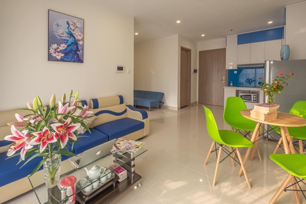 Cho thuê căn hộ 1 phòng ngủ + 1 Vinhome Ocean Park full nội thất liên hệ Mr Nam 0948572567