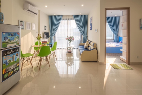 Cho thuê căn hộ 1 phòng ngủ + 1 Vinhome Ocean Park full nội thất liên hệ Mr Nam 0948572567