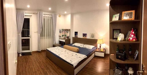 Căn hộ 3PN FULL nội thất đẹp long lanh, ngay gần Homeland Hà Nội, Thượng Thanh, DT: 90m2, giá tốt dịp Tết. Lh 0962345219