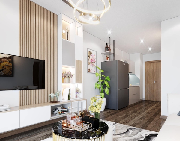Cho thuê căn hộ Vinhomes Symphony 2PN, 1VS Long Biên full đồ nội thất cực đẹp LH:0358869668