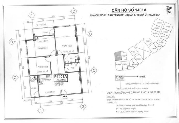 Chung cư CT1 Thạch Bàn