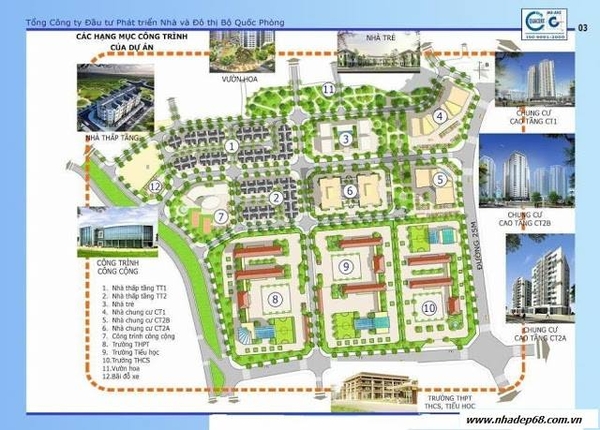 Chung cư CT2A Thạch Bàn Bộ Quốc Phòng