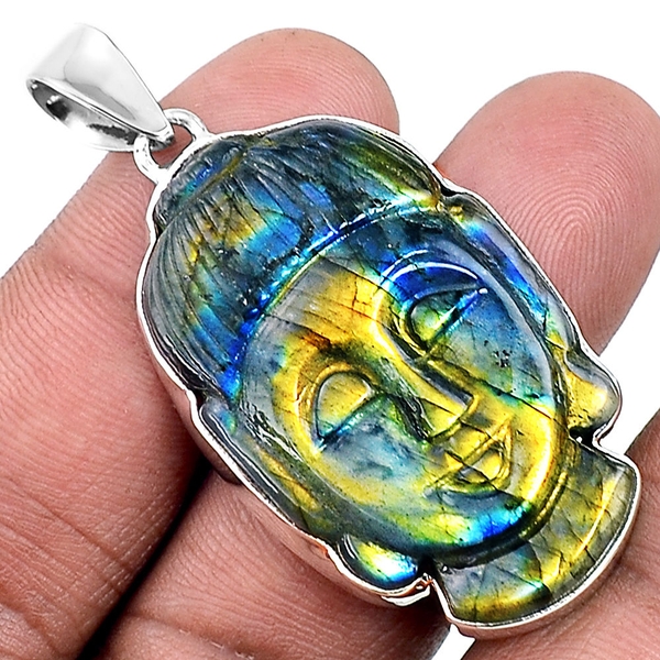 Labradorite Buddha Large