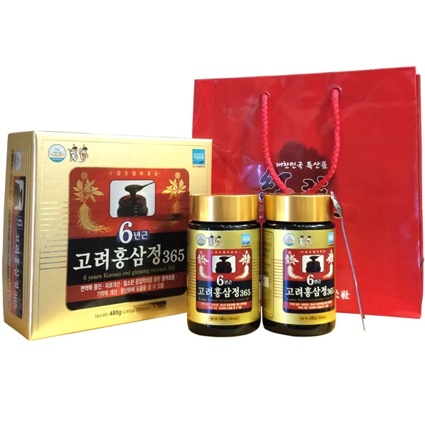 Cao hồng sâm 365 Hàn Quốc (240g x 2 lọ)