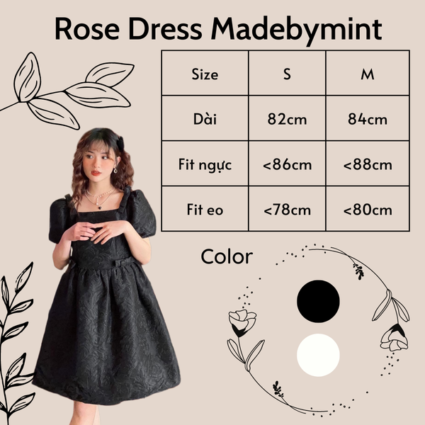 ROSE DRESS MADEBYMINT