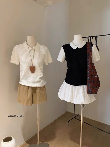 ÁO MONGTOGHI PHỐI CỔ SEN WWGE MÃ W6090