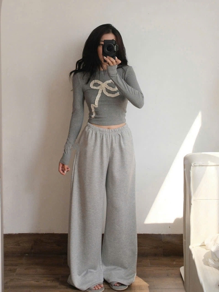 QUẦN DÀI SUÔNG TRƠN UMI DÂY RÚT TRONG MÃ 1622