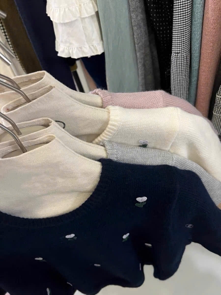 ÁO LEN CỘC ĐÍNH HOA MÃ 6601