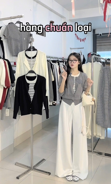 ÁO LEN PHỐI LAYER MÃ 1159