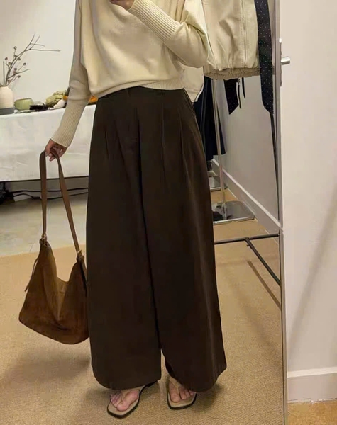 QUẦN KAKI ỐNG RỘNG KÈM BELT MÃ 5209