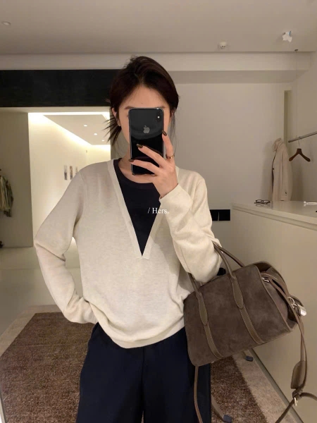 ÁO LEN MIX LAYER MÃ 8599