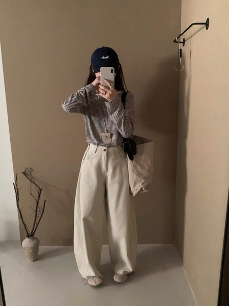 QUẦN KAKI MÃ 801 RỘNG ỐNG BOM