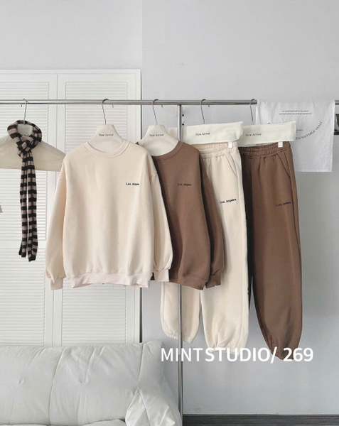 SET MÃ 269 BỘ NỈ ỐNG BO THÊU CHỮ