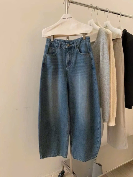 QUẦN JEANS MÃ 8342 RỘNG BOM