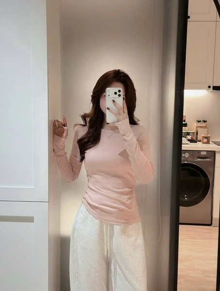 ÁO THUN DÀI TAY COTTON W7398