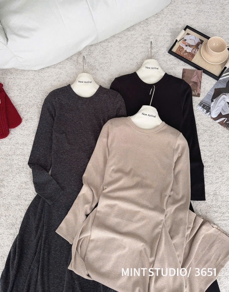 VÁY LEN DÀI  XÒE DÚM EO MÃ 3651