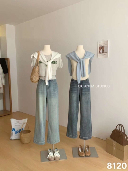 QUẦN JEANS QC CAO CẤP CICIANUM MÃ 8120