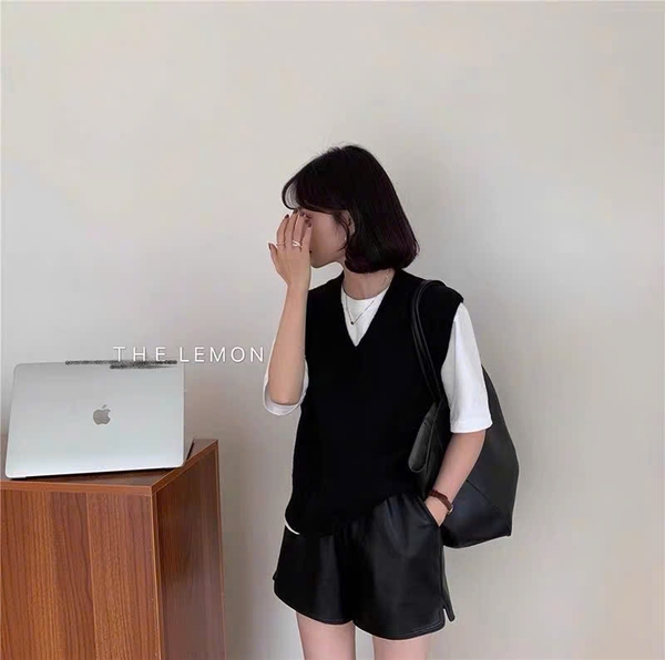 ÁO GILE LEN CỔ CHỮ V CÓ 3 MÀU