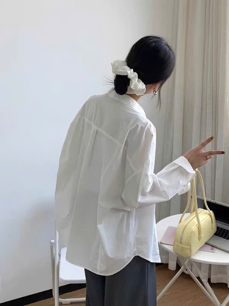 SƠ MI DÀI TAY TÚI NGỰC MIU MÃ 185