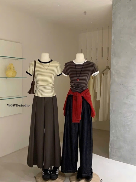 ÁO BABYTEE KẺ VIỀN WWGE MÃ 3153