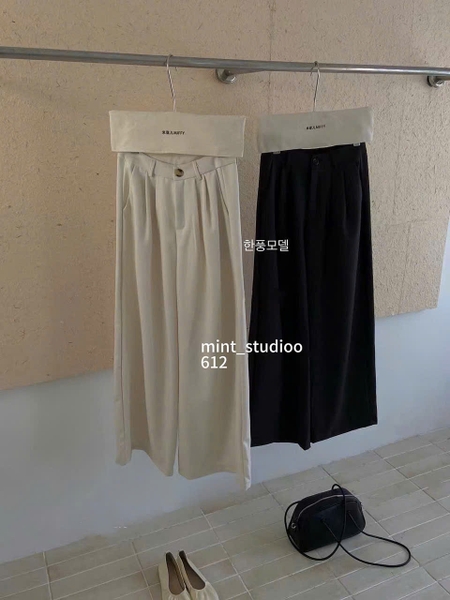 QUẦN VẢI TIÊU SUÔNG RỘNG MÃ 612