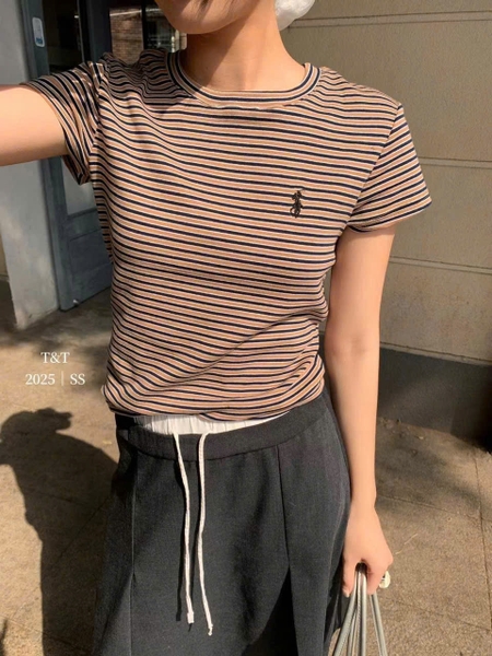 ÁO BABYTEE KẺ THÊU NGỰA MÃ 2598