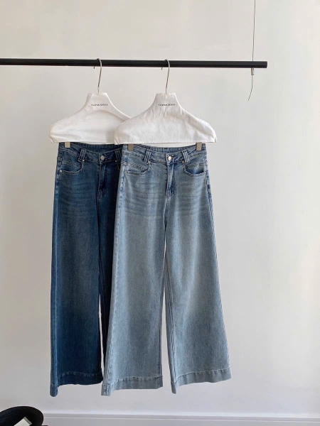 QUẦN JEANS ỐNG RỘNG LOE W.M MÃ 3372