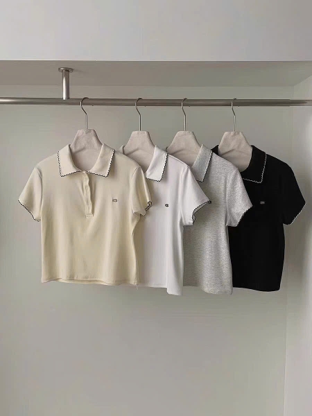 ÁO POLO VIỀN TAG NƠ MÃ 3008