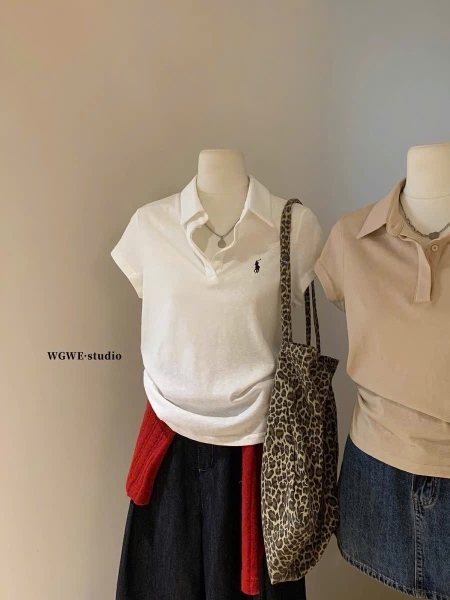 ÁO THUN POLO THÊU NGỰA MÃ W3547
