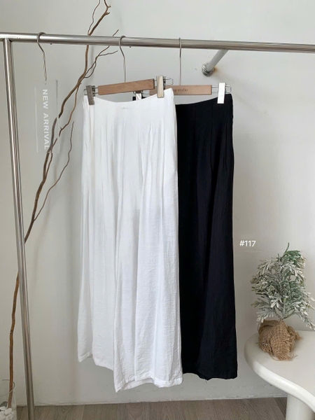 QUẦN ĐŨI ỐNG RỘNG XẾP LY MÃ 117