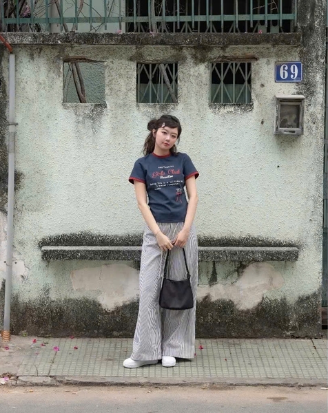 QUẦN KẺ SỌC KÈM DÂY 24204